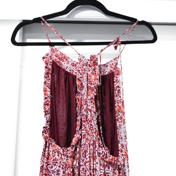 MISA Los Angeles Misa Thale Pom-Pom Maxi Dress | Size Small - Picture 9 of 13